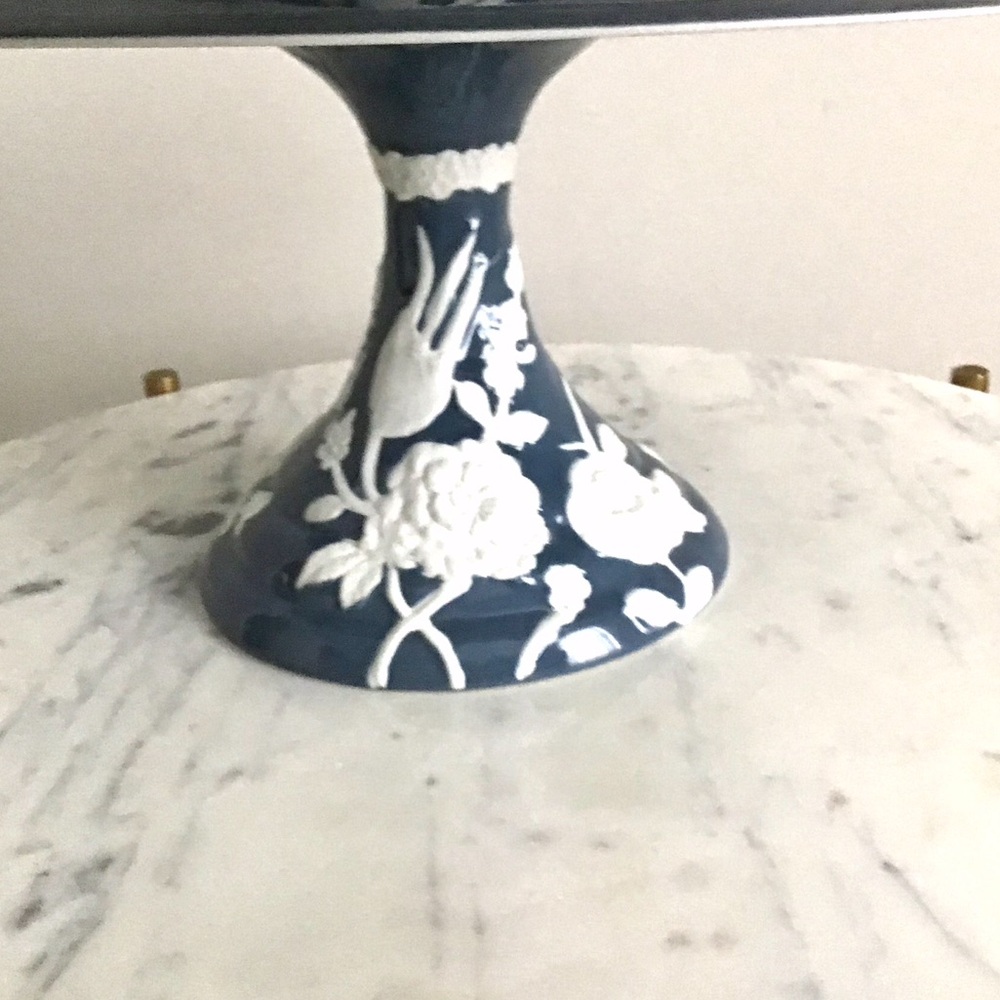 RARE Anthropologie Turkuaz Kitchen Posy Cake Stand Handpainted Glazed NIB NWT - Picture 14 of 14